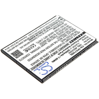 Replacement Battery for Neffos  C7a – Mobile, SmartPhone – 2000mAh / 7.60Wh / 3.8V