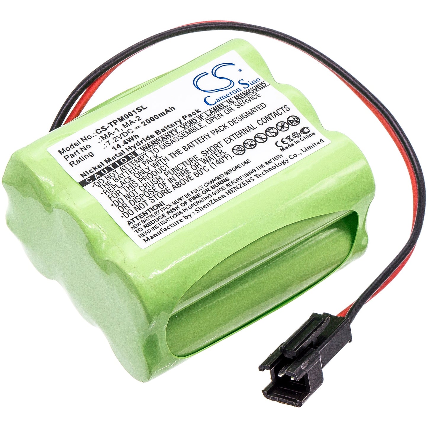 Replacement Battery for Tivoli Audio  iPAL MA-1 – DAB Digital – 2000mAh / 14.40Wh / 7.2V