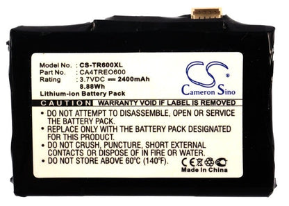 Replacement Battery for Palm  Treo 600 – Mobile, SmartPhone – 2400mAh/8.88Wh / 3.7V