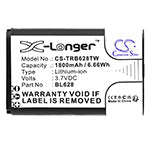 Replacement Battery for Retevis RB628 – 1800mAh / 6.66Wh