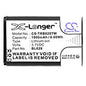 Replacement Battery for Retevis RB628 – 1800mAh / 6.66Wh