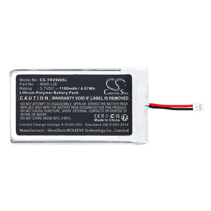 Replacement Battery for Trail Tech  Voyager – GPS, Navigator – 1100mAh / 4.07Wh / 3.7V