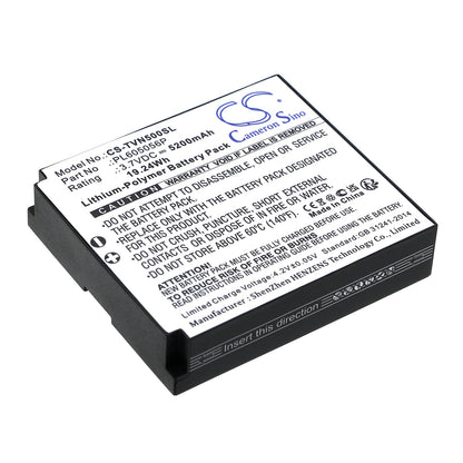 Replacement Battery for TwoNav  Aventura – GPS, Navigator – 5200mAh / 19.24Wh / 3.7V