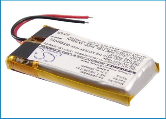 Replacement Battery for Ultralife  UBC005 – Wireless Headset – 250mAh / 3.7V