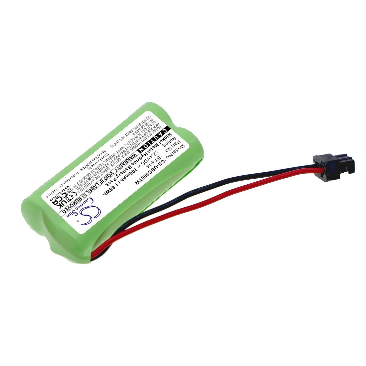 Replacement Battery for President  Liberty Mic – Two-Way Radio – 700mAh / 1.68Wh / 2.4V