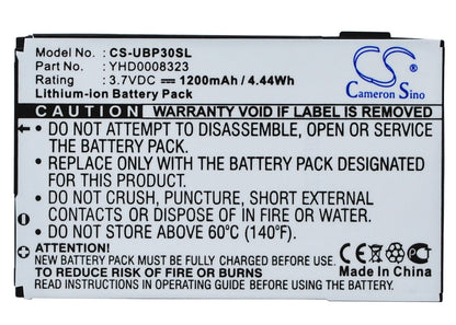 Replacement Battery for Simvalley  XP25 – Mobile, SmartPhone – 1200mAh / 4.44Wh / 3.7V