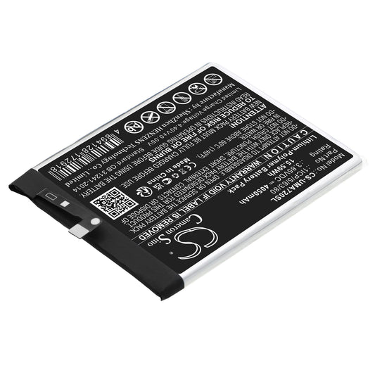 Replacement Battery for UMI  UMIDIGI A7s – Mobile, SmartPhone – 4050mAh / 15.59Wh / 3.85V