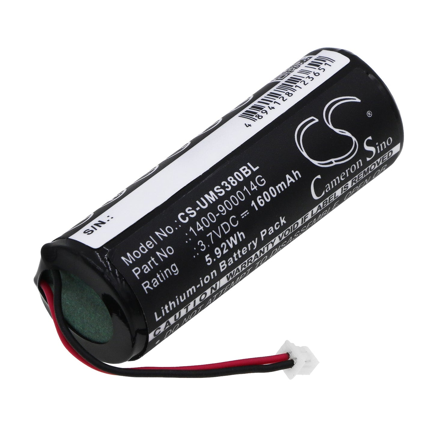 Replacement Battery for Unitech  MS380 – Barcode Scanner – 1600mAh / 5.92Wh / 3.7V