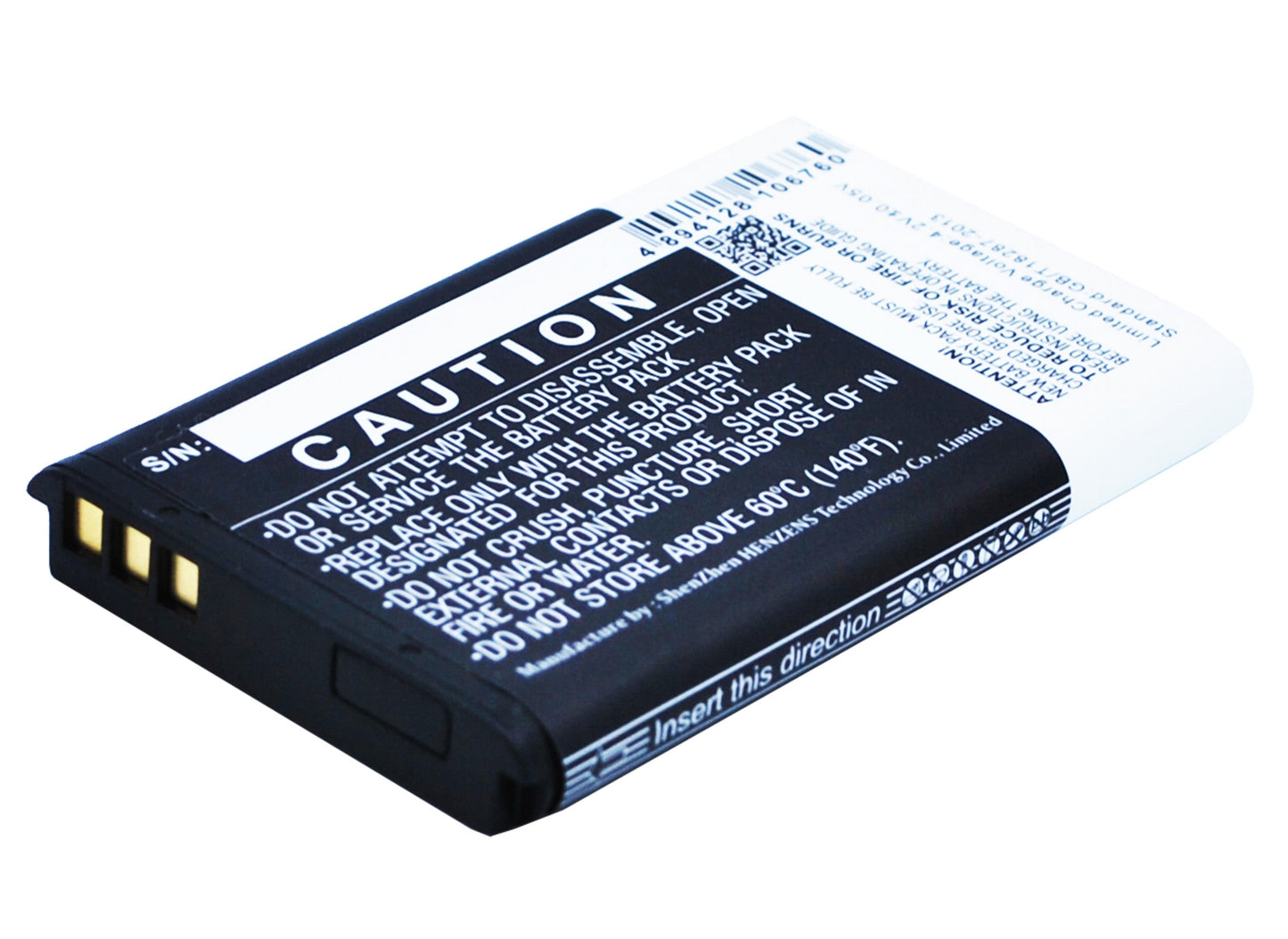 Replacement Battery for Unitech  MS920 – Barcode Scanner – 1200mAh / 4.44Wh / 3.7V