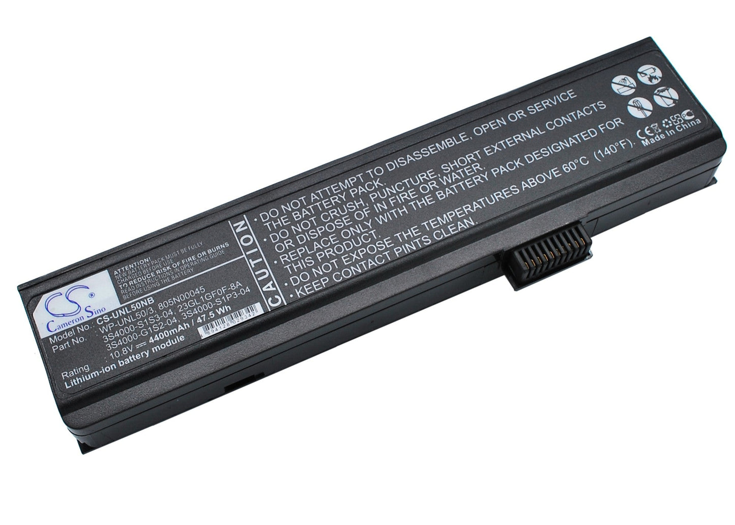 Replacement Battery for Uniwill  L50 – Notebook, Laptop – 4400mAh / 10.8V