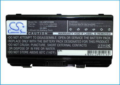 Replacement Battery for Uniwill  T410IU-T300AQ – Notebook, Laptop – 4400mAh / 11.1V