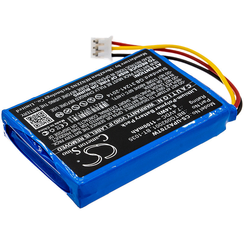 Replacement Battery for Uniden  Atlantis 270 – Two-Way Radio – 1100mAh / 8.14Wh / 7.4V