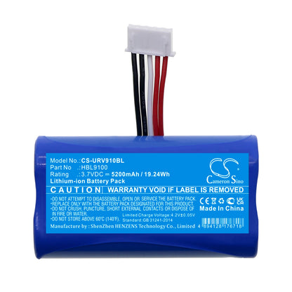 Replacement Battery for Urovo  i9100 – Barcode Scanner – 5200mAh / 19.24Wh / 3.7V