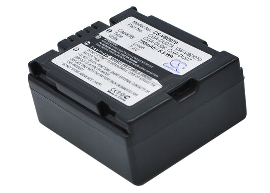 Replacement Battery for Panasonic  DR-M50B – Camera – 750mAh / 7.4V