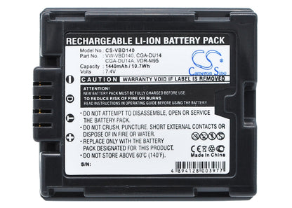 Replacement Battery for HITACHI  DZ-BD70 – Camera – 1440mAh / 7.4V