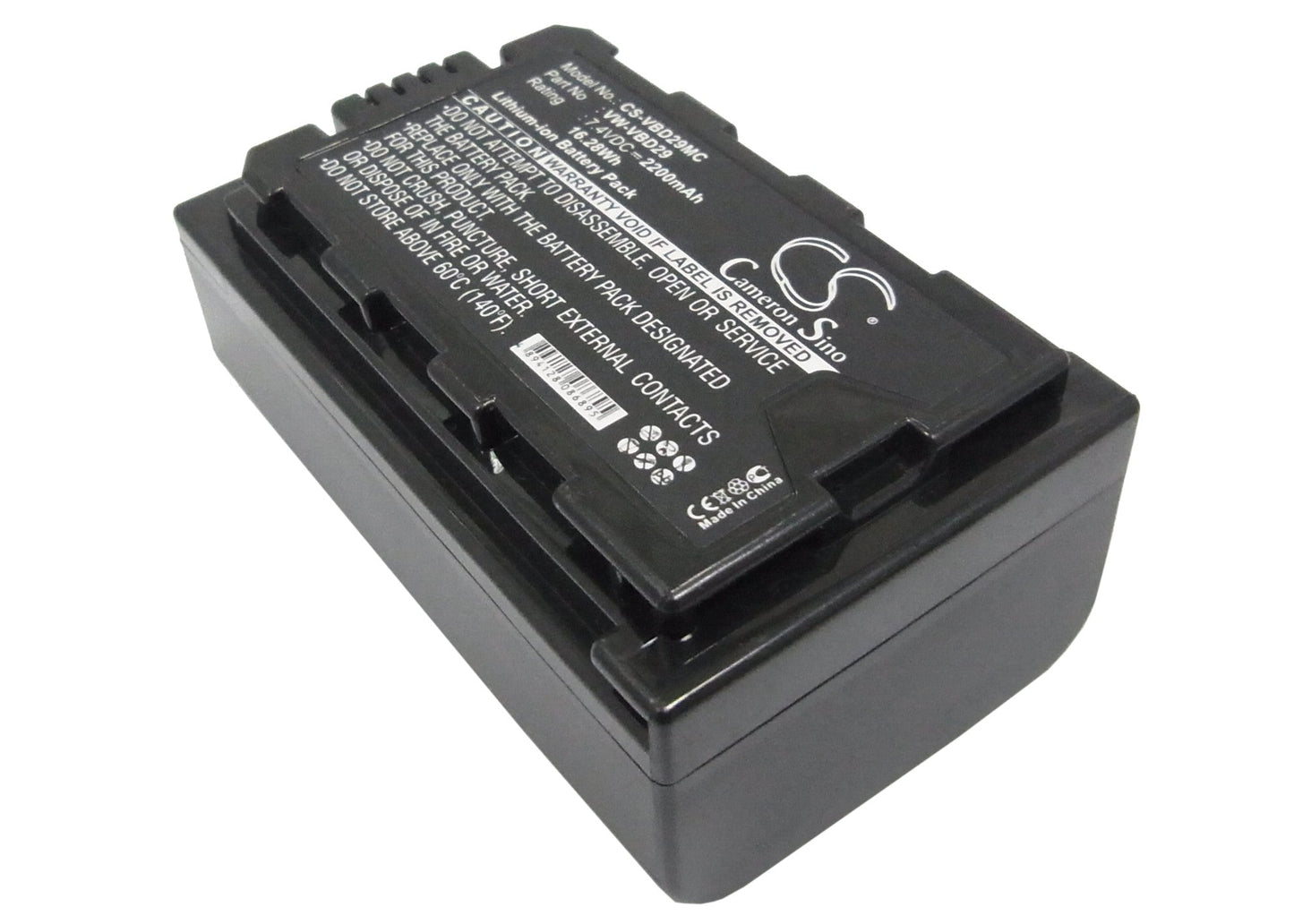 Replacement Battery for Panasonic  AJ-PX270 – Camera – 2200mAh / 16.28Wh / 7.4V