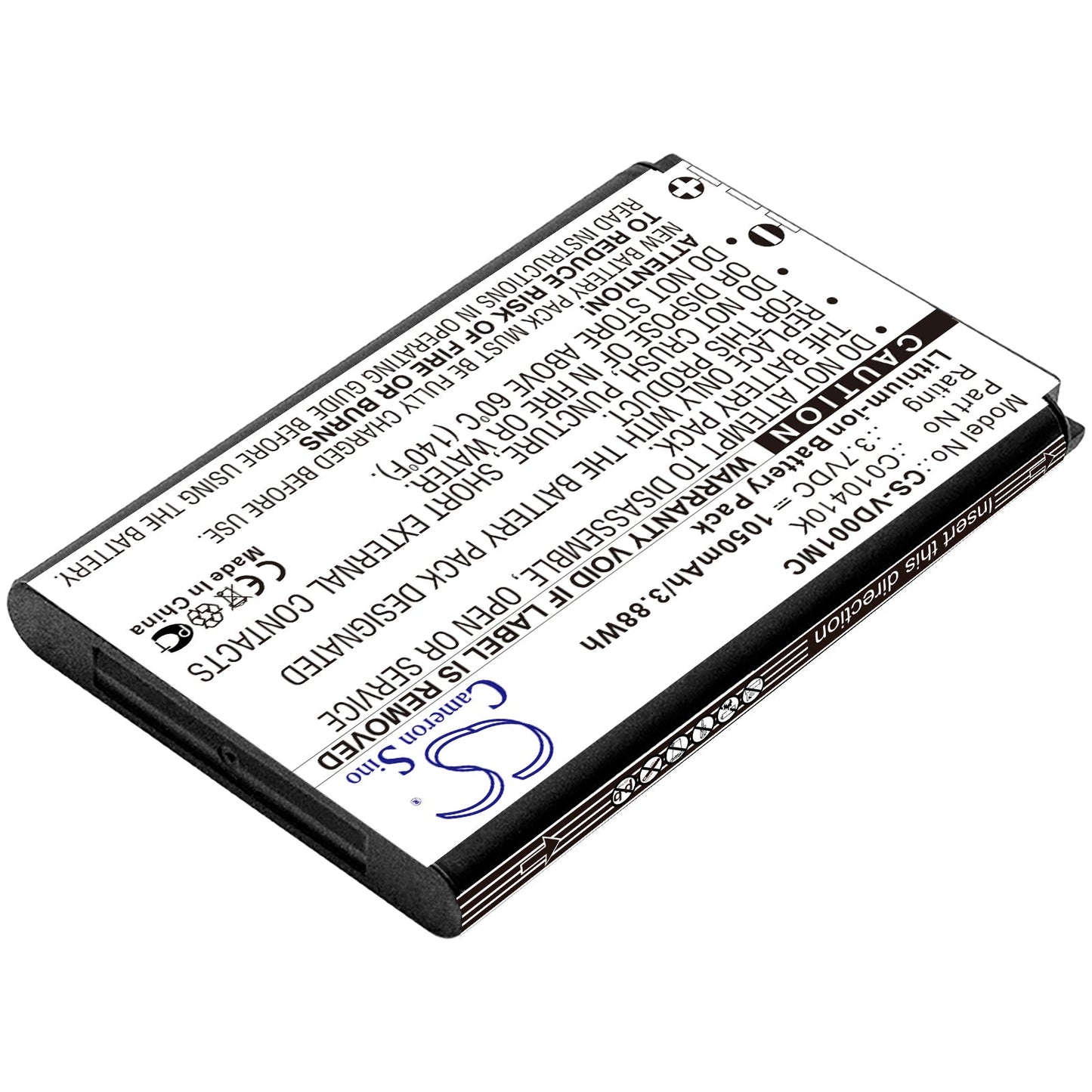 Replacement Battery for Spare  ContourHD – Camera – 1050mAh / 3.89Wh / 3.7V