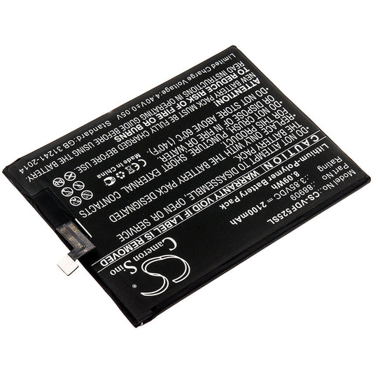 Replacement Battery for Vodafone  88909 – Mobile, SmartPhone – 2100mAh / 8.09Wh / 3.85V
