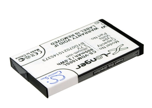 Replacement Battery for Vodafone  D100 – Mobile, SmartPhone – 800mAh / 3.7V