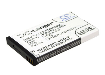 Replacement Battery for Vodafone  D100 – Mobile, SmartPhone – 800mAh / 3.7V