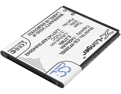 Replacement Battery for Vodafone  Smart First 7 – Mobile, SmartPhone – 1450mAh / 5.37Wh / 3.7V