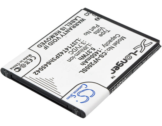 Replacement Battery for Vodafone  Smart First 7 – Mobile, SmartPhone – 1450mAh / 5.37Wh / 3.7V