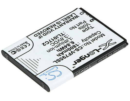 Replacement Battery for Vodafone  Smart Speed 6 – Mobile, SmartPhone – 1800mAh / 6.84Wh / 3.8V