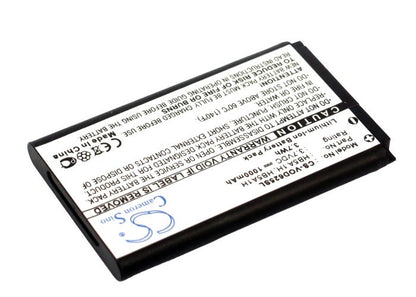 Replacement Battery for Vodafone  V625 – Mobile, SmartPhone – 1000mAh / 3.7Wh / 3.7V