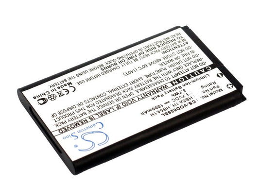 Replacement Battery for Vodafone  V625 – Mobile, SmartPhone – 1000mAh / 3.7Wh / 3.7V
