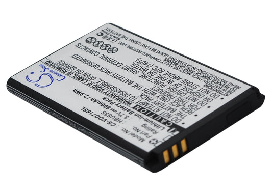 Replacement Battery for Vodafone  715 – Mobile, SmartPhone – 800mAh / 2.96Wh / 3.7V