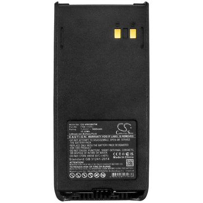 Replacement Battery for Yaesu  HX280 – Two-Way Radio – 1800mAh / 13.32Wh / 7.4V