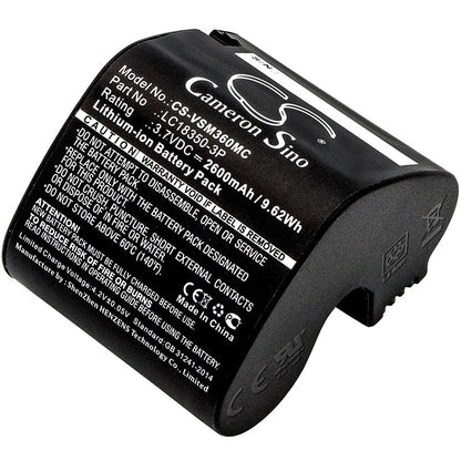 Replacement Battery for VSN Mobil  V.360 HD – Camera – 2600mAh / 9.62Wh / 3.7V