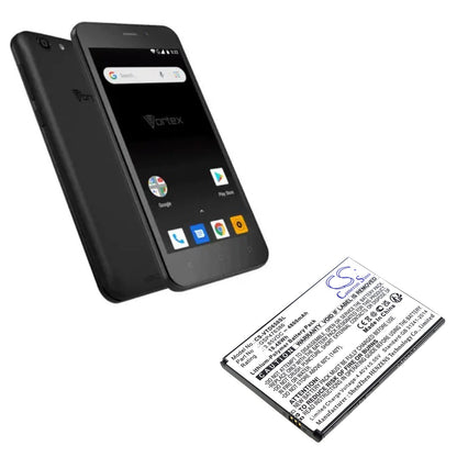 Replacement Battery for Vortex  HD65 + – Mobile, SmartPhone – 4800mAh / 18.48Wh / 3.85V