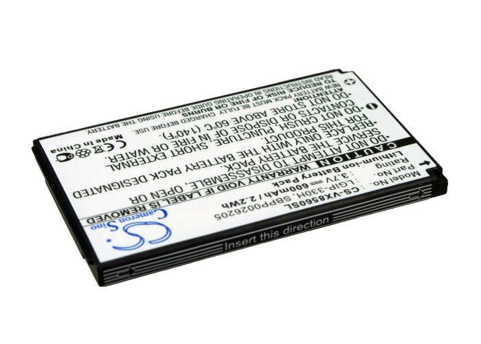 Replacement Battery for LG  Chocolate 3 – Mobile, SmartPhone – 600mAh/2.2Wh / 3.7V