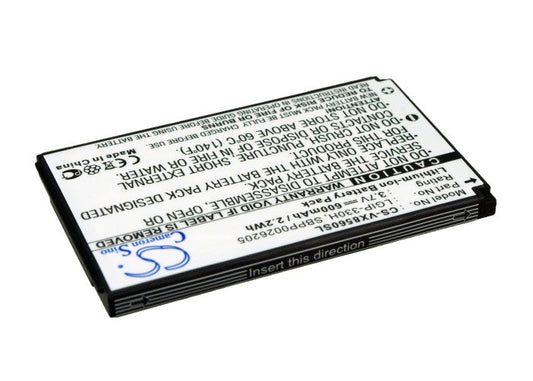 Replacement Battery for LG  Chocolate 3 – Mobile, SmartPhone – 600mAh/2.2Wh / 3.7V