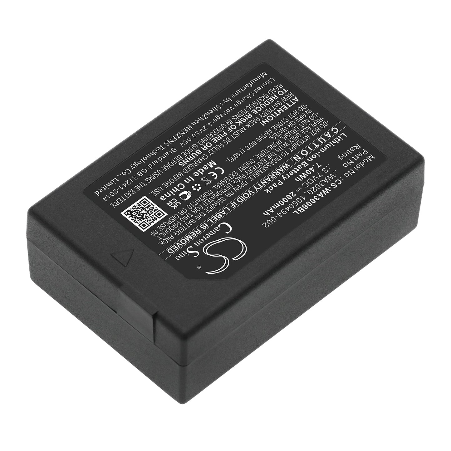 Replacement Battery for Psion  1050494 – Barcode Scanner – 2000mAh / 7.40Wh / 3.7V