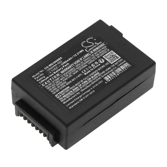Replacement Battery for Zebra  WorkAbout Pro 4 – Barcode Scanner – 3300mAh / 12.21Wh / 3.7V