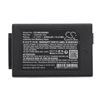 Replacement Battery for Pantone  7525C – Barcode Scanner – 3300mAh / 12.21Wh / 3.7V