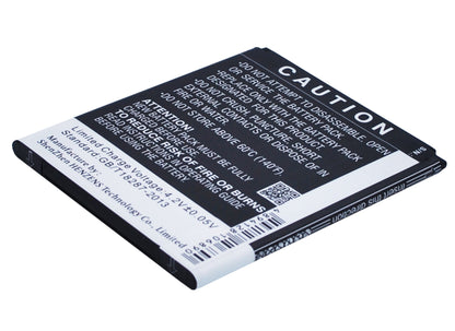 Replacement Battery for Wiko  Barry – Mobile, SmartPhone – 2000mAh / 7.40Wh / 3.7V