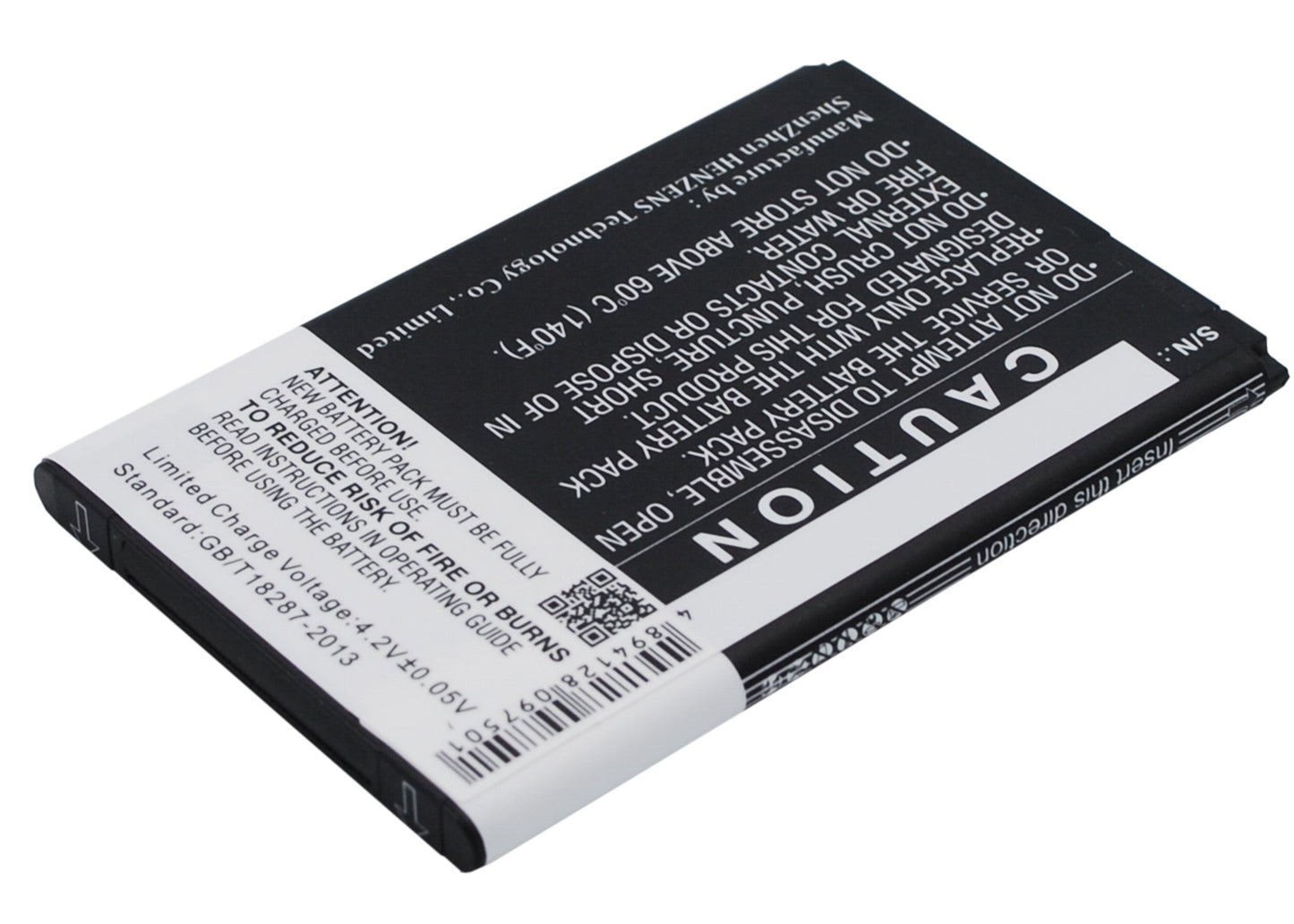 Replacement Battery for wiko  Cink – Mobile, SmartPhone – 1400mAh / 5.18Wh / 3.7V