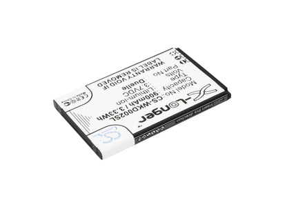 Replacement Battery for Wiko  DuElle – Mobile, SmartPhone – 900mAh / 3.33Wh / 3.7V