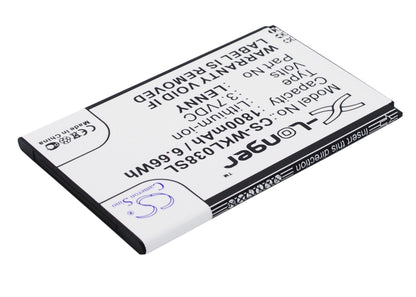 Replacement Battery for Wiko  B0386126 – Mobile, SmartPhone – 1800mAh / 6.66Wh / 3.7V