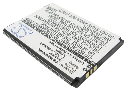 Replacement Battery for Wiko  Soap – Mobile, SmartPhone – 850mAh / 3.15Wh / 3.7V