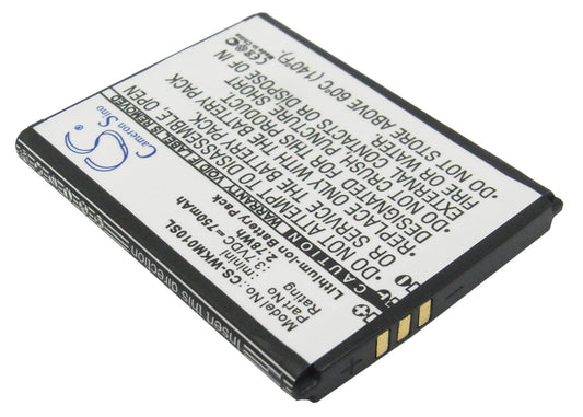 Replacement Battery for Wiko  Minimi – Mobile, SmartPhone – 750mAh / 2.78Wh / 3.7V