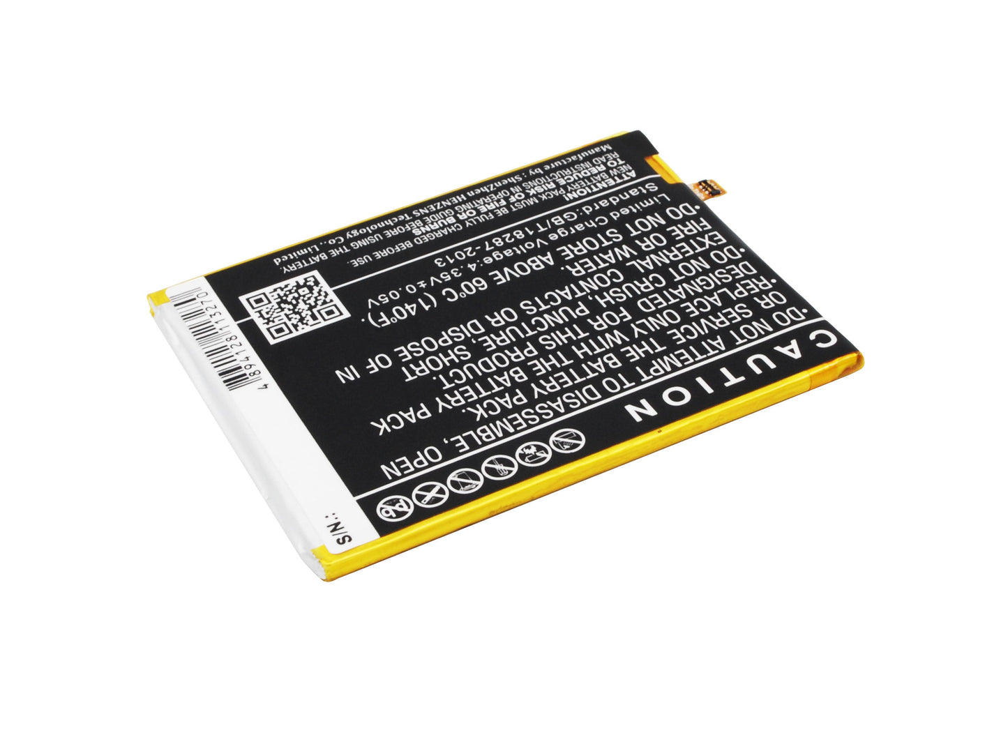 Replacement Battery for Wiko  M531 – Mobile, SmartPhone – 2400mAh / 9.12Wh / 3.8V