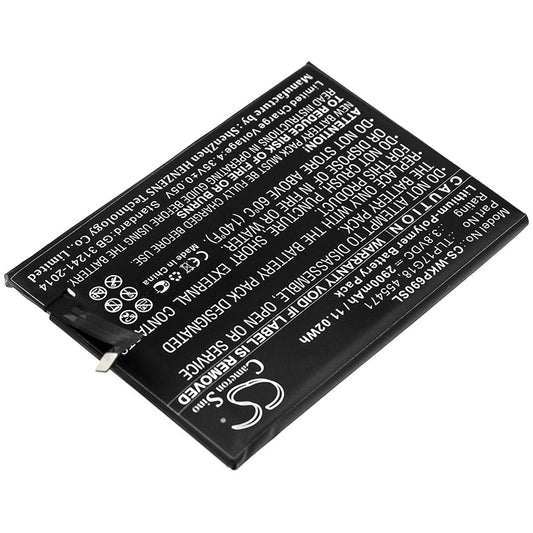 Replacement Battery for Wiko  P6901 – Mobile, SmartPhone – 2900mAh / 11.02Wh / 3.8V
