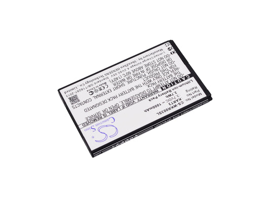 Replacement Battery for Wiko  Kart 3 – Mobile, SmartPhone – 1000mAh / 3.70Wh / 3.7V