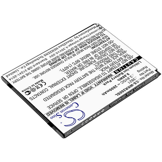 Replacement Battery for Wiko  ROBBY 2 – Mobile, SmartPhone – 2600mAh / 9.88Wh / 3.8V