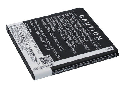Replacement Battery for Wiko  BLUSH – Mobile, SmartPhone – 1500mAh / 5.55Wh / 3.7V