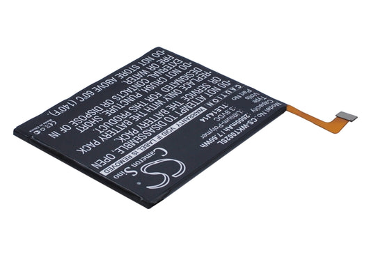Replacement Battery for Wiko  Getaway – Mobile, SmartPhone – 2000mAh / 7.60Wh / 3.8V